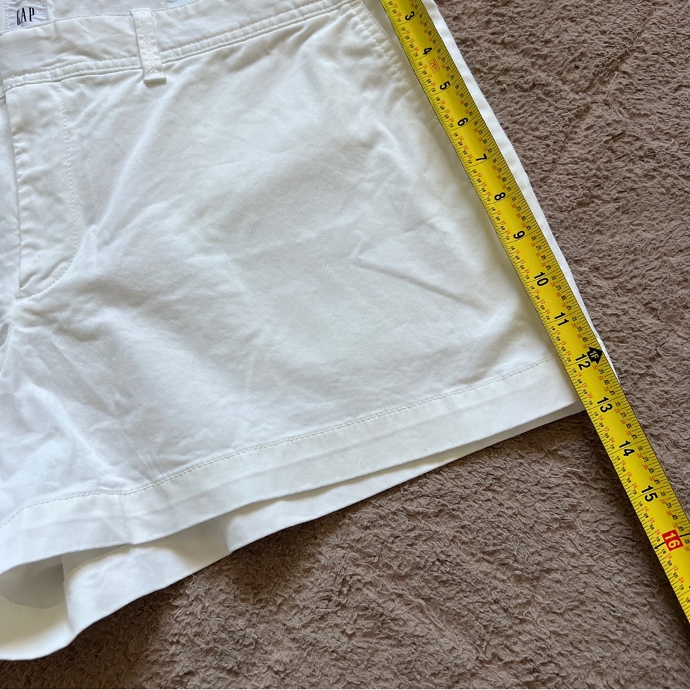 NWT GAP Cotton Blend High Rise City Short Preppy Minimalist Cottage Size 18 - Picture 7 of 7